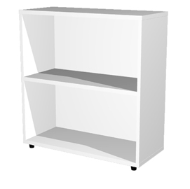 Libreria modulare bassa - a giorno - 76 x 32 x 81