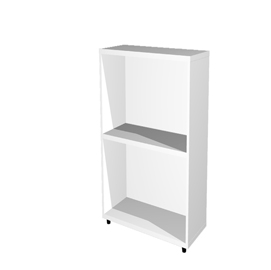 Libreria modulare bassa - a giorno - 40 x 32 x 81