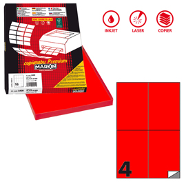 Etichette adesive C/519 - in carta - permanenti - 105 x 148