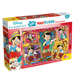 Puzzle Supermaxi "Pinocchio" - 108 pezzi - Lisciani