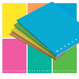 Maxiquaderno Monocromo Fluo - A4 -  4mm - 42 fogli - 80gr - Pigna