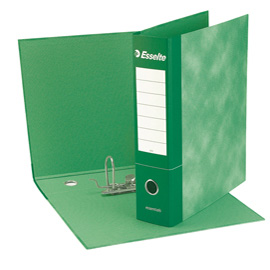 82297 Registratore Essentials G72 - dorso 5 cm - commerciale 23 x 30 cm - verde - Esselte