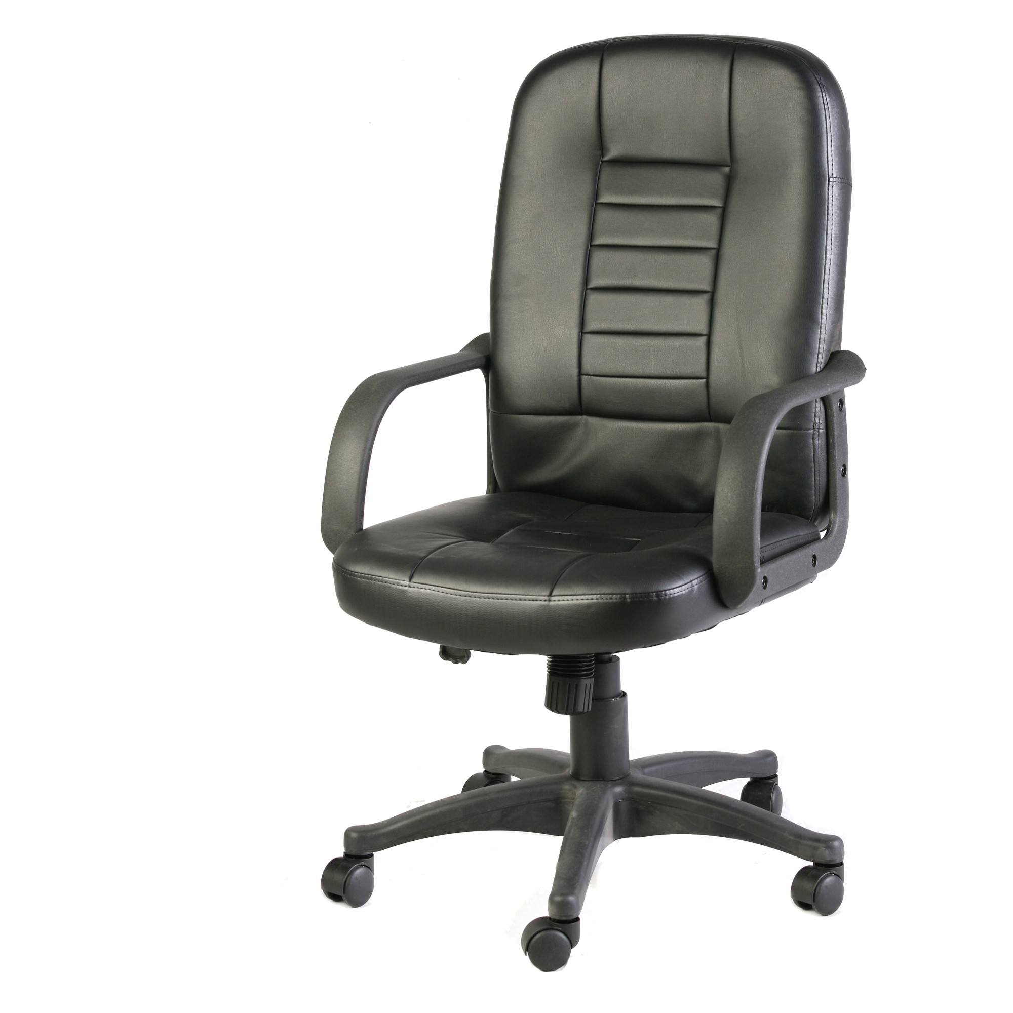 82801 Poltrona direzionale Detroit HC4418H - con ruote e braccioli - nero - Serena Group