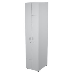 Armadio guardaroba - 2 ante - 40 x 52 x 185 cm - grigio