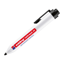 Marcatore permanente a scatto 11 - punta tonda - da 1