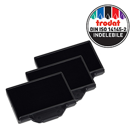Tampone di ricambio 6/53 - nero - Trodat - conf. 3 pezzi