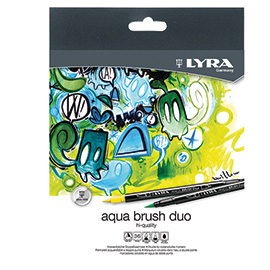 Pennarelli Aqua Brush Duo - punte 2