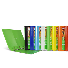 Raccoglitore personalizzabile Nettuno Ti - 22 x 30 cm - 4 anelli a D 30 mm - dorso 3