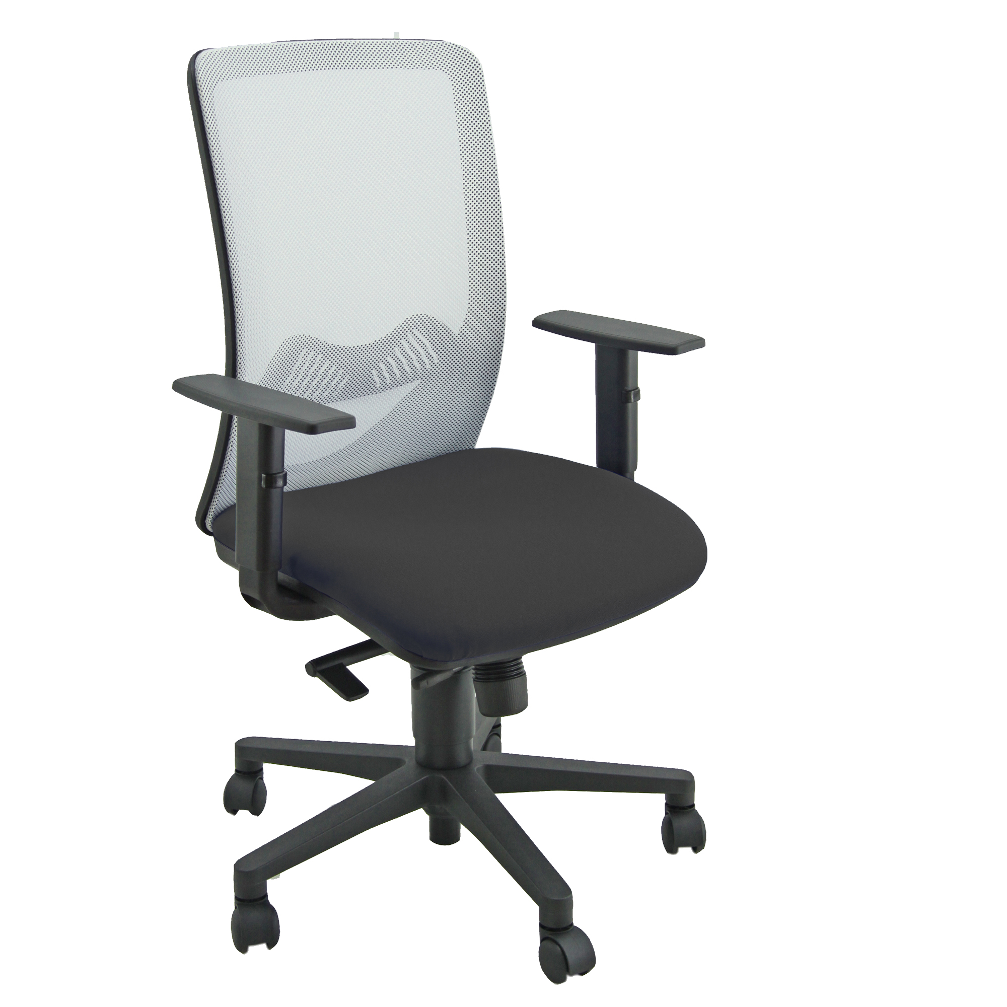 86710 Seduta operativa Nathan NHAT - con braccioli regolabili - nero/grigio chiaro - Unisit