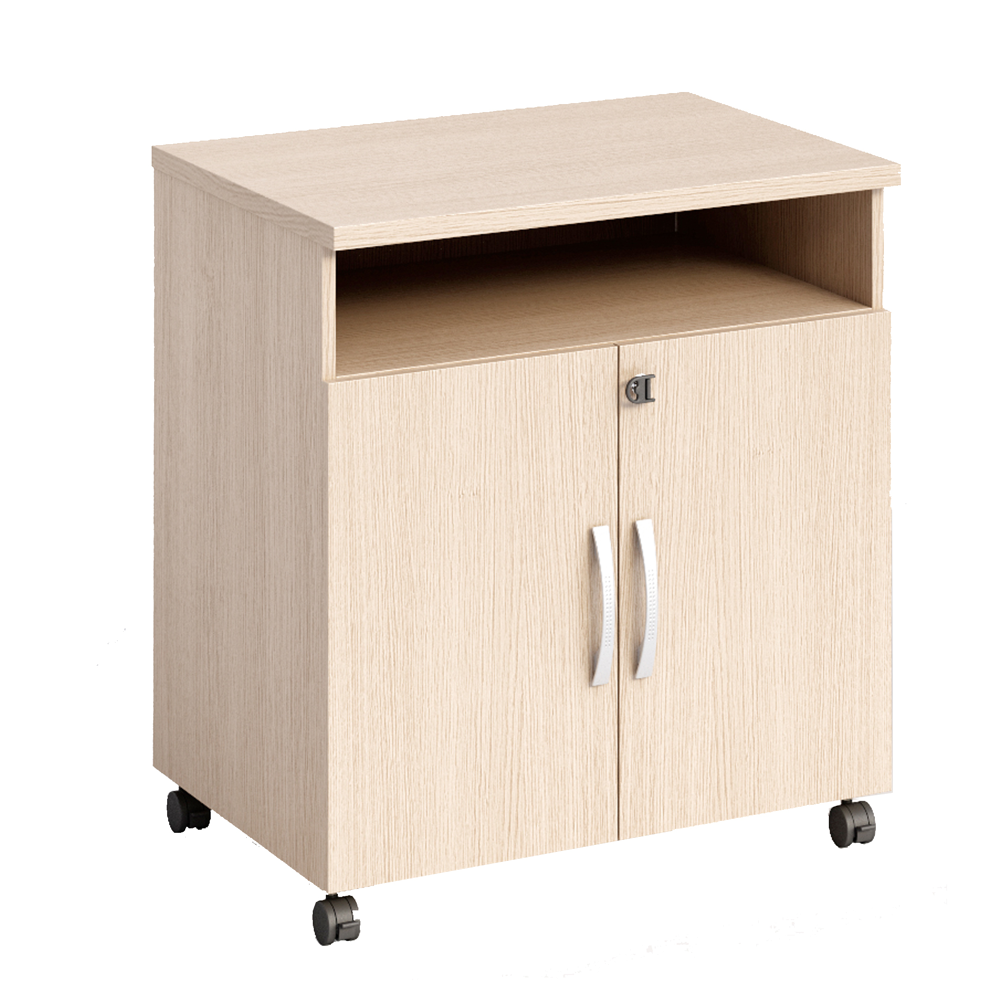 89556 Mobile Agorà - di servizio - su ruote - 68 x 52 x 77 cm - rovere