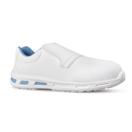 Calzatura di sicurezza Blanco S2 FO SR - pelle idrorepellente - bianco - taglia 43 - U-Power