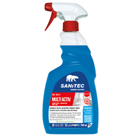 Sgrassatore disinfettante Multi Activ - trigger 750 ml - pino - Sanitec