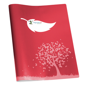 Coprimaxi Green - 21 x 30 cm - carta - 120gr  - c/tasche - rosso - Colorosa