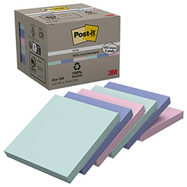 Blocco Post-it  Green - 654-1GB - 76 x 76 mm - natural - 100 fogli - Post-it - conf. 6 pezzi
