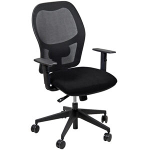 Seduta operativa Hubble HUHU - tessuto Chili - braccioli regolabili - nero - Unisit