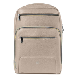 Zaino Gate Trended - 29 x 42 x 15 cm - ecopelle - ghiaccio - In Tempo