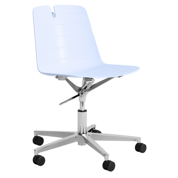 96864 Seduta Home/Office Mindy MNGP - senza braccioli - celeste - Unisit