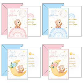 Biglietto auguri Battesimo - 11