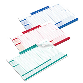 Desk planner Monocromo - da scrivania - 42 x 29