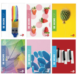 Maxiquaderno Be More Pop - A4 - 1 rigo - 36+2 fogli - 100 gr - BM