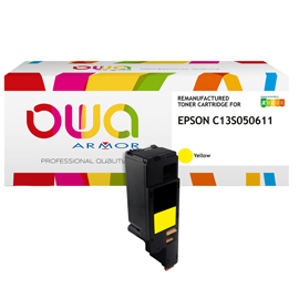 Armor - Toner Compatibile per Epson C13S050611 - Giallo - 1.400 pag