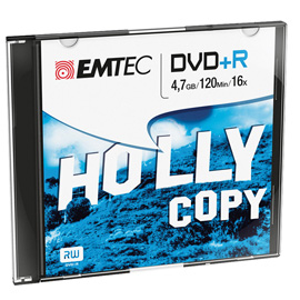Emtec - DVD+R - registrabile - ECOVPR471016SL - 4