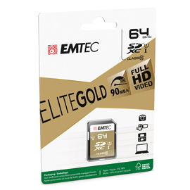 Emtec - SDXC Class 10 Gold + - ECMSD64GXC10GP - 64GB