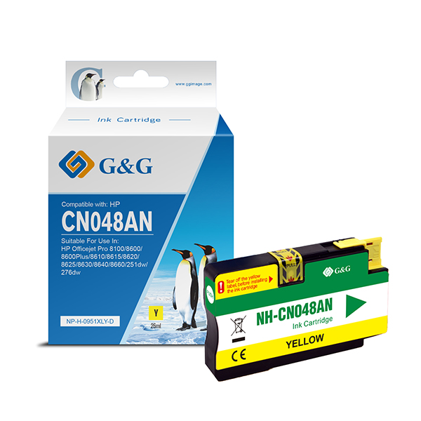 GGNINKH951Y G&G - Cartuccia ink Compatibile per HP 951- Giallo