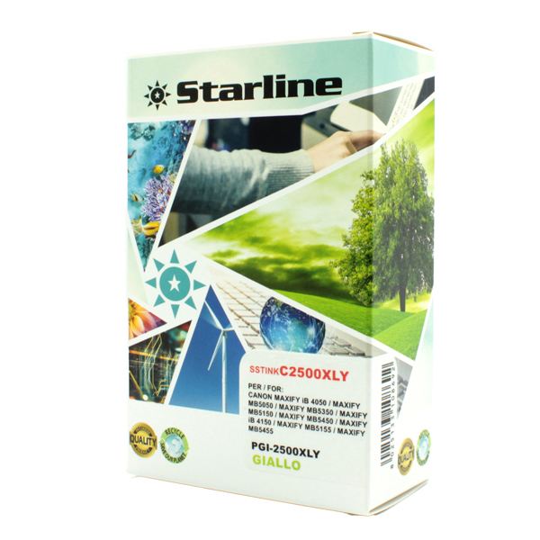 SSTINKC2500XLY Starline - Cartuccia ink - per Canon - Giallo - PGI-2500XLY - 20