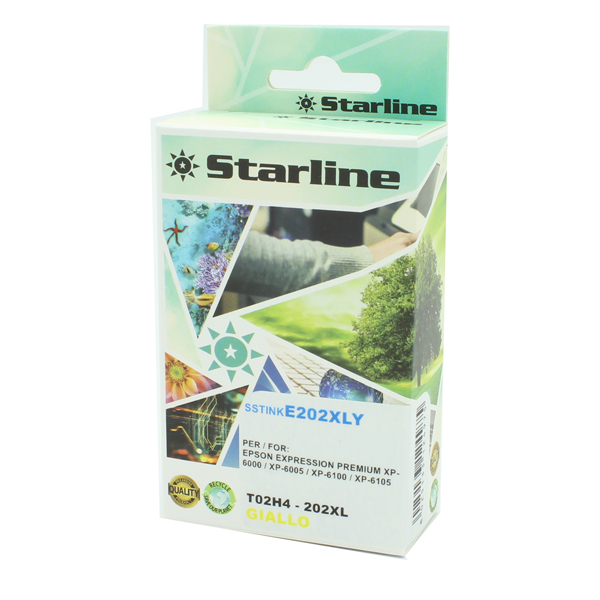SSTINKE202XLY Starline - Cartuccia Ink compatibile per Epson 202XL - Giallo - 13ml
