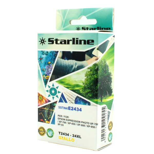SSTINKE2434 Starline - Cartuccia ink - per Epson - Giallo - C13T24344012 - 24XL - 11ml