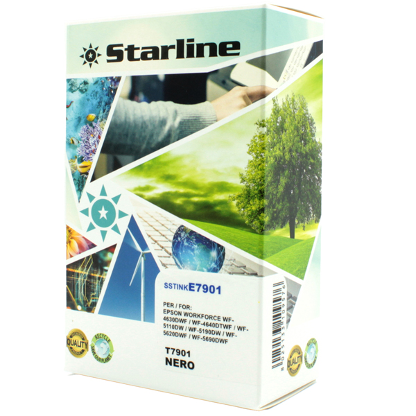 SSTINKE7901 Starline - Cartuccia ink - per Epson - Nero - C13T79014010 - 79XL -42ml