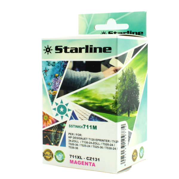 SSTINKH711M Starline - Cartuccia ink Compatibile - per HP 711- Magenta - CZ131A - 26ml