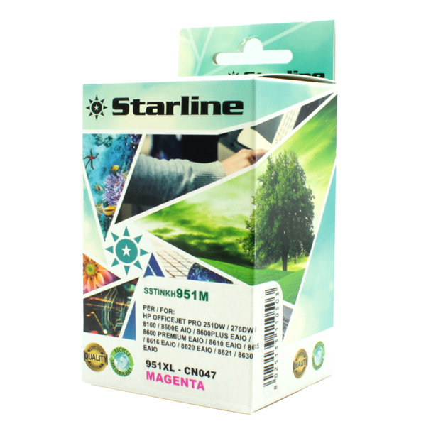 SSTINKH951M Starline - Cartuccia ink Compatibile - per HP 951 - Magenta - CN047AN - 26ml