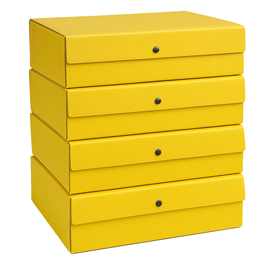 Scatola progetto - dorso 14 cm - giallo - Starline