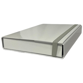 Cartella progetto - con elastico - dorso 5 cm - bianco - Starline