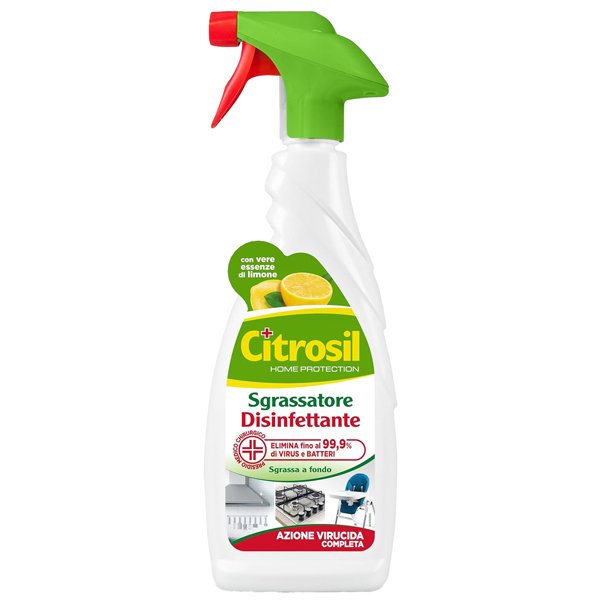 102901 Disinfettante sgrassatore - disinfettante - virucida - limone - trigger da 650 ml - Citrosil