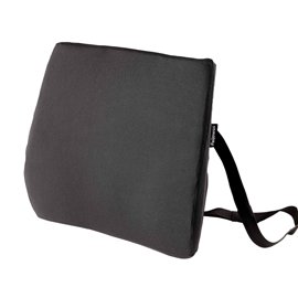 Cuscino Lombare Confort Breyta - 33 x 38 x 9 cm - in tessuto - nero - Fellowes