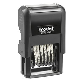 103072 Timbro Printy 4.0 Eco 4846 Numeratore - 6 cifre - 4 mm - autoinchiostrante - Trodat