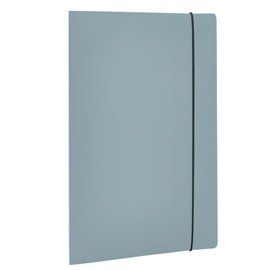 Cartella 3 lembi con elastico HOLOS - A4 - PP - azzurro - Fellowes