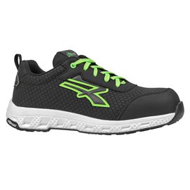 Calzatura di sicurezza Mitch Red Ego S3S ESD - numero 38 - nero/verde - U-Power