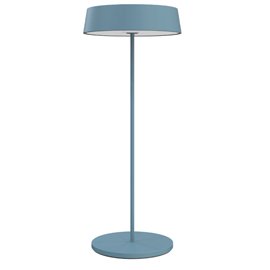 Lampada da tavolo 901 - c/aggancio magnetico - 10 x 30 cm - alluminio - blu - Palmina