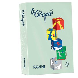 32896 Carta Le Cirque - A4 - 160 gr - verde pistacchio pastello 102 - Favini - conf. 250 fogli