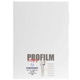Lucidi C50 Profilm Copy per fotocopiatrici bianco/nero - 100 fogli A4 - senza retrofoglio - Canson