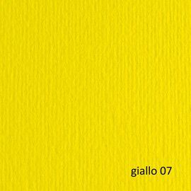 Cartoncino Elle Erre - 70 x 100 cm - 220 gr - giallo 107 - Fabriano - blister 10 fogli