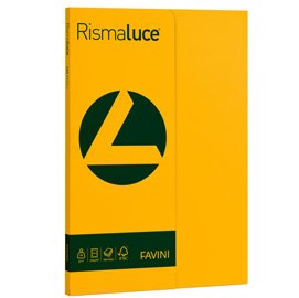 50564 Carta Rismaluce Small - A4 - 90 gr - giallo oro 52 - Favini - conf. 100 fogli