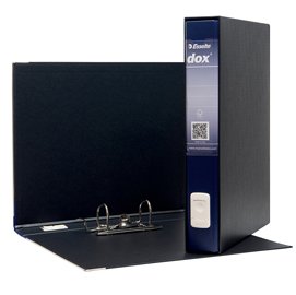 Registratore Dox 5 - dorso 5 cm - protocollo 23 x 34 cm - blu - Esselte Dox
