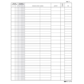 Registro dichiarazione esportatori - 31 x 24cm - 100 fogli - Edipro