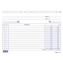 Schede - 2 colonne - 15 x 21 cm orizzontale - Edipro - conf. 100 pezzi