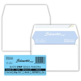 Busta Silver80 Strip FSC - internografata - senza finestra - 11